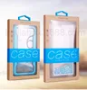 DIY Customize Company LOGO Kraft Paper Packaging Box with Colorful Sticker & Hanger for iphone6 6plus Case