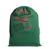 6 색 대형 캔버스 Monogrammable 산타 클로스 Drawstring 가방 순록 Monogramable 크리스마스 선물 자루 가방 쇼핑 가방 토트