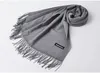 30st Höst Vinter Högkvalitativ kvinna ull Spinning Scarf Ladies Pure Färg Purl Håll Varm Scarf 200 * 65cm 14Colors Gratis frakt