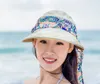 2016 Sommarstil Kvinnor Fällbar Stor Stor Brim Floppy Beach Gorro Hattar Chapeu Outdoors Visors Cap Sun Collapsible Anti-UV Hat 6PCS / Lot