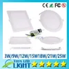 CE Led Panel Light SMD 2835 3W 9W 12W 15W 18W 21W 25W 110-240V Led Ceiling Recessed down lamp SMD2835 downlight + driver 4444