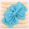 7 Color Kids Baby big bowknot lace Headband kids Girls Cute Bow Hair Band Infant Lovely Headwrap Children Bowknot Elastic Accessories