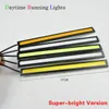 wholesale update Ultra Bright LED Daytime Running lights DC 12V 17cm Waterproof Auto Car DRL COB Driving Fog lamp car styling