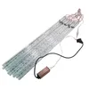 10 Röhren 5050 SMD 50 cm DC 12 V LED Meteorschauer Regenlichter Eiszapfen Schnee Regentropfenlampe für Weihnachten Wasserdicht + Netzteil Kostenloser Versand