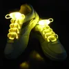 2016 Populaire Mannen Vrouwen Licht Up Led Schoenveters Party Gloeiende Nacht Running Shoe Laces Club Markeer Lichtgevende Schoenveter ZA1276