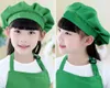 10 colori Grembiuli per bambini Pocket Craft Cooking Baking Art Painting Kids Kitchen Dining Bib Kitchen Supplies