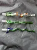 Stained glass nozzle --- glass hookah smoking pipe gongs - oil rigs bongs glass hookah smoking pipe - vap- vaporizer
