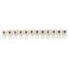 Wholesale-Screw Terminal Barrier Connector 5pcs Electrical Wire Connection 12Position Barrier Terminal Strip Block 3A