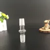 Två funktioner Vattenrör Glasskål Adaptrar Glas Dome Nail Bong Tillbehör 18.8mm 14.5mm Jiont för örtökning Bong