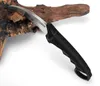 冷たい鋼の戦術的なポケットナイフの鋼虎カラムビットD2ブレードギガーハンドル固定ブレードナイフキャンプ狩猟サバイバルEDC男コレクション