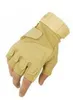 Fitness Riding Shooting Gloves Mane Half Finger Tactical Sports Glors Cykling 3 färger M L