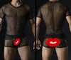 Top New Sexy Sheer Bodywear Unterhemden Bodybuilding weiche erotische Tanktops Sexy See Body durch Gym Workout Weste Dessous Unterwäsche