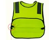 Chaleco de seguridad Woking de alta visibilidad para niños Chaleco de trabajo de tráfico por carretera Ropa de seguridad reflectante verde para niños Chaleco de seguridad Chaqueta KKA3004