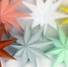 30 cm 45 cm 60 cm Nove Angles Paper Star Decorazione per la casa stella di carta Tissue Star Star sospeso per la decorazione della festa di Natale KD6423408