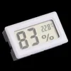 Mini Digital LCD Embedded Thermometers Hygrometers Temperature Humidity Meter indoor Thermometer Black White 2022