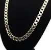 Mens Punk Gold Silver Plated Long Link Chains Necklaces Hip Hop Width 12mm Length 80cm Jewelry