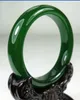 Fijne vrouwen sieraden groene jade armband met een certificaat echte natuurlijke groene jade smaragdd armbanden