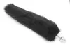 Искусственный плюш Лисий хвост Анальная пробка длиной 40 см Металлическая жопа Анальные секс-игрушки Fox cosplay7555401