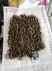 Onda solta virgem do cabelo humano remy chinês tece produtos de cabelo da rainha brown / blonde 100g 1 trama de trama