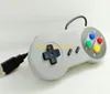 30pcs/lot digiunano il USB eccellente eccellente Joypad di Joypad del USB di Gamepad di Joypad del regolatore di SF SNES Windows del commercio all'ingrosso di trasporto