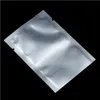 22x30 cm Öppna Top Matte Aluminiumfolie Vakuum Snack Förvaringsväska Folie Mylar Värmeförsegling Matt Vakuum Värme Försegling Förpackning På Snack Candy