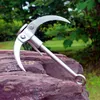 Outdoor Survival Haken Federstahl Flying Tiger Claw Klettern Hamulus klein Drei Krallen Gefalteter Haken Bergsteigerausrüstung----d3