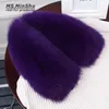 Real Fox Fur Collar Mulheres 100% Natural Fox Cachecol de pele de pele de inverno aquecedor jaqueta aquecedor colarinho de pele Curtos curtos para homens e mulheres