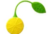 Tea Leaf Strainer Reuseable Silicone Lemon Flower Tea Bag Ball Stick Loose Herbal Spice Infuser Filter Tea Tool