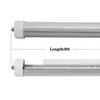 Çift Sıralı 8ft T8 LED Işık Tüp FA8 Tek Pin G13 R17D LED Tüpler 65W 7200 Lümenler AC 85-265V UL DLC SAA