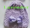 5 sztuk Baby Waffle Crochet Hats Hair Bows Clips Sunny Soft Toddler Beanie z 3 "Łuki Stretch Caps Feshion Hot Sprzedaj MZ9114
