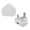 UK 3 Pin Mains Charger Adapter Plug 5V 1A UK USB Wall Adapter For Samsung Galaxy S7 S8 S20 Note 20 Tablet Pc Universal Good quality