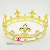 Mens Crown Rhinestone Gold Red Crown Kings Royal Tiara Majace Princess Unisex Princess Premium Prince Queen Fashion Show Hairw621085959