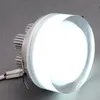 Crystal Downlight Round / Square 1w 3W 5W 7W LED Tak Spot Light 110V 220V försänkt lampa ner för heminredning kök
