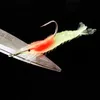 10 teile/los 4 Farbe Gemischt 6 CM 3G Garnelen Weiche Köder Lockt Einzel Haken Angelhaken Angelhaken Künstliche Köder pesca Tackle Accessor7290439