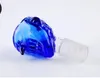 Accessoires de verrerie à visage bleu, bongs en verre en gros brûleurs à mazout tuyaux en verre tuyaux d'eau plates-formes pétrolières fumer livraison gratuite