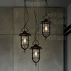 Willlustr metal dock suspension lamp iron frame glass pendant light hotel hall restaurant loft foyer dinning living room hanging lighting