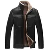 Fall-thick Winter Motorcycle Leather Jacket Men Fashion Bomber Jacket Male Coat Casual Parka Men Chaquetas De Cuero Hombre