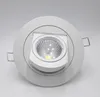 Prix de gros 10W LED Lampe de coffre Downlight COB 15W Réglable encastré Super Bright Indoor Light 85 ~ 265V CE RoHS garantie 2 ans