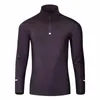 Men Velvet Compression Shirts Reflective Gym Running Jackets Quick dry Sports Soccer Basketball Jerseys Jackets For Men5945510