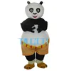 高速船KungFu Panda Mascotコスチュームパーティーかわいいパーティーファンシードレス大人の子供サイズ221R