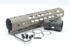 7/9/10/12/13.5 / 15 '' inch lengte keymod handguard rail gratis float picatinny mount systeem tan kleur stalen vatmoer