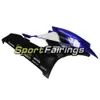 Carenagens de injeção completa para Yamaha YZF600 YZF R6 06 07 2006 - 2007 Carenagens de plástico ABS Motocicleta Preto Azul Branco Novos painéis Kits Cascos