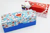 Novo 27.5 * 11 * 10 cm O Circo Blue Bolo Box Muffin Box Caixa de Bolinhos Caixa de Presente 100 pcs / lote Frete Grátis