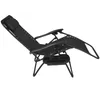 Стулья с невесомостью Case O Черные стулья для отдыха и патио на открытом воздухе во дворе и на пляже New4221500