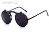 Zonnebril voor vrouwen Vintage Mannen Zonnebril Mode Sunglases Ronde Spiegel Zonnebril Unisex Luxe Sunglass Designer Sunglasses 3J0T57