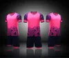 Maillots de football personnalisés de l'équipe vierge définit en gros Gym Jogging Tops de course à manches courtes avec shorts, ensembles de course à la mode, uniforme de football pour hommes