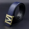 Män läderbälten Top Luxury Belts M Spänne Casual Fashion Design Män Tillbehör Bälten Gratis frakt