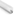 10 X 2M sets/lot 20mm wide anodized silver aluminum led channel U type led aluminum profile for hanging lights