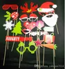 New Christmas party Wedding Props Photo Booth On A Stick Mustache Fun Funny bearded lips Glasses Snowflake Birthday Xmas Party Family