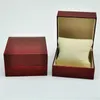 Modeklocka Faux Leather Watch Box med kudde Package Case Titta på smycken förvaring Presentlåda4068342